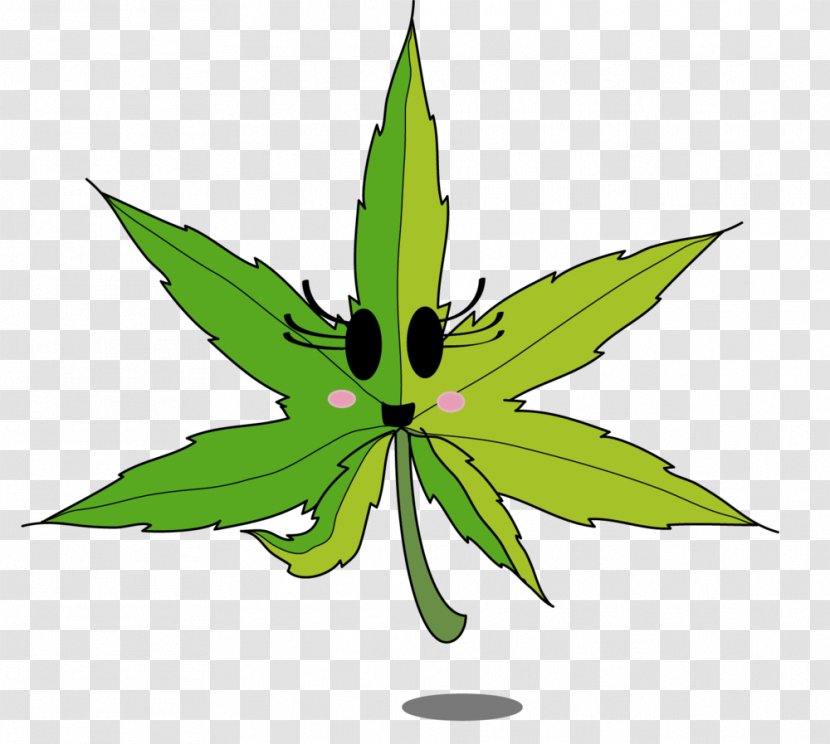Cannabis Doobie & Friends Leaf Hemp Bong - Mary Jane Transparent PNG