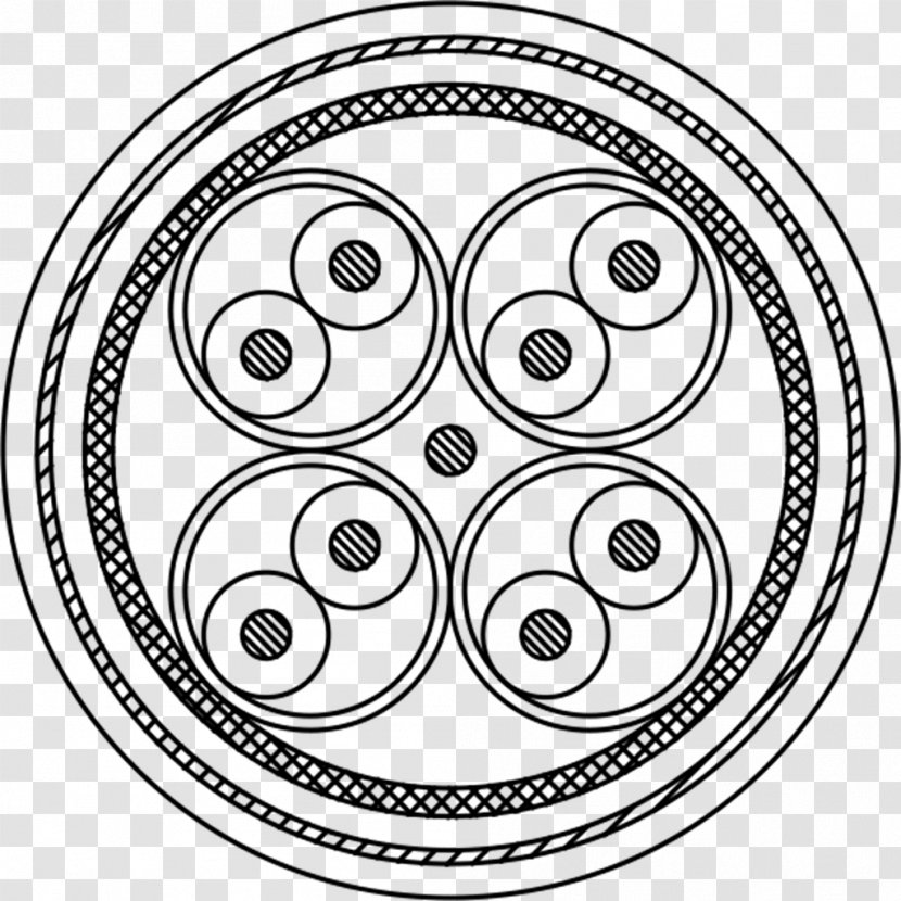 Car Rim Line Art Circle Transparent PNG