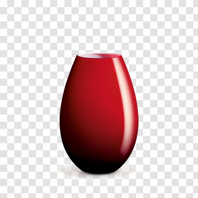 Vase Holmegaard Danish Design Glass - Red Transparent PNG