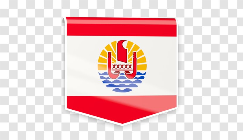 France Flag Of French Polynesia Papeete Costa Rica - Tahiti - Rectangle Label Transparent PNG