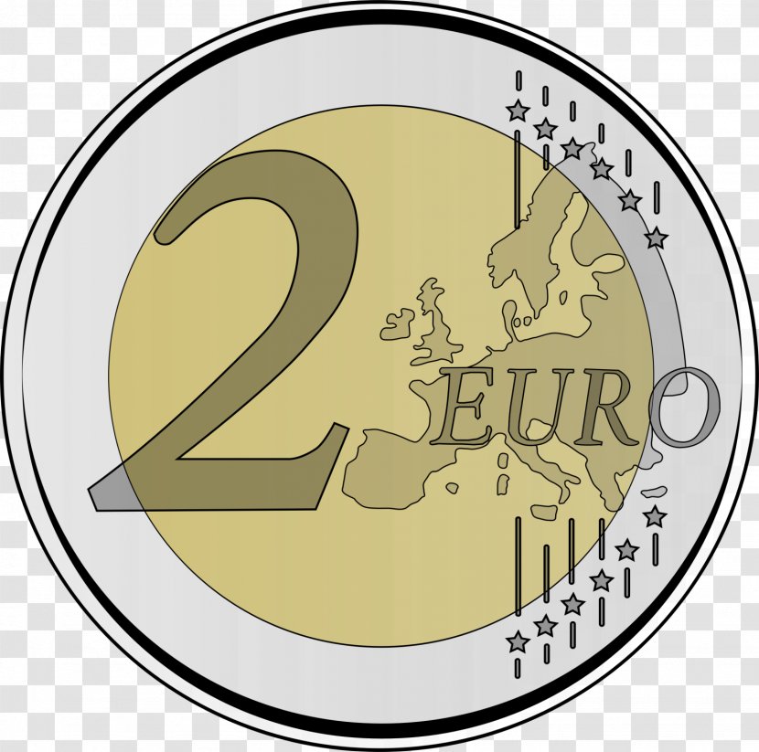 2 Euro Coin 1 Coins 20 Note - 100 Transparent PNG