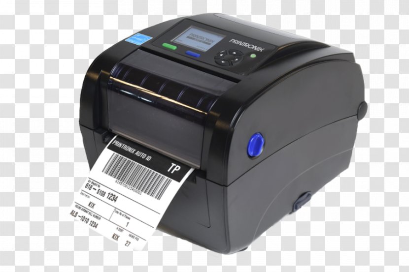 Inkjet Printing Laser Thermal Printer Printronix - Electronic Device Transparent PNG