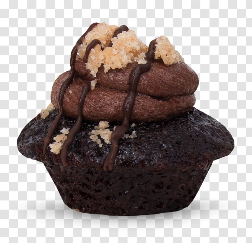 Chocolate Brownie Cupcake Muffin Truffle - Bite Transparent PNG