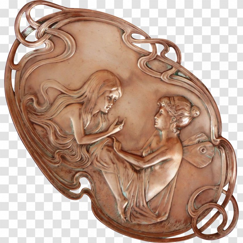 Copper Silver Metal Bronze Carving - Artifact - Amulet Transparent PNG
