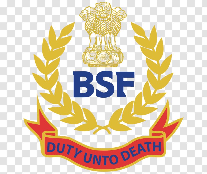 Border Security Force Sub-inspector Central Armed Police Forces Indian Service Paramilitary Of India - Military Transparent PNG