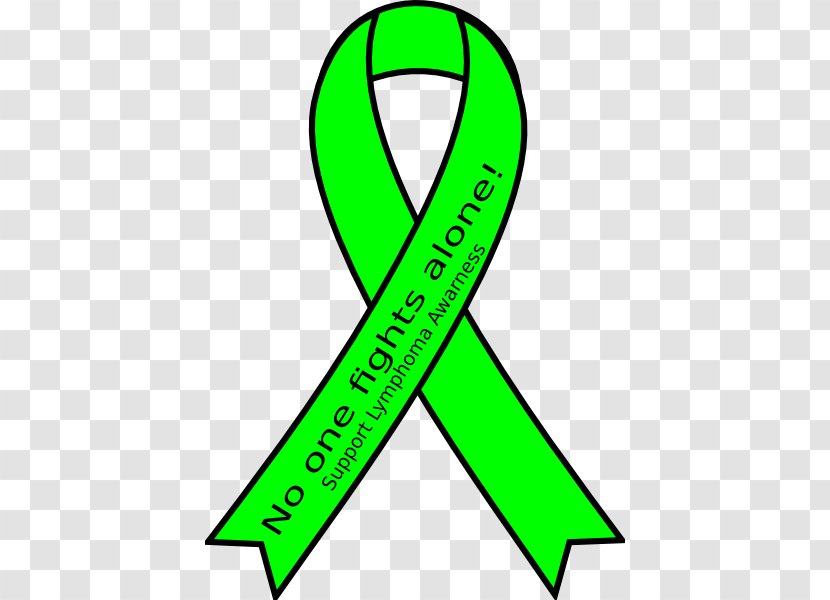 Hodgkin's Lymphoma Green Awareness Ribbon Clip Art - Cancer Sign Tattoo Transparent PNG