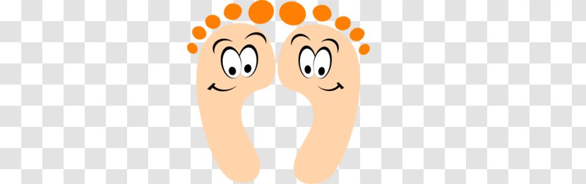 Foot Happy Feet Clip Art - Watercolor - Toe Cliparts Transparent PNG