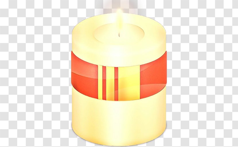 Candle Lighting Yellow Flameless Wax - Interior Design Holder Transparent PNG