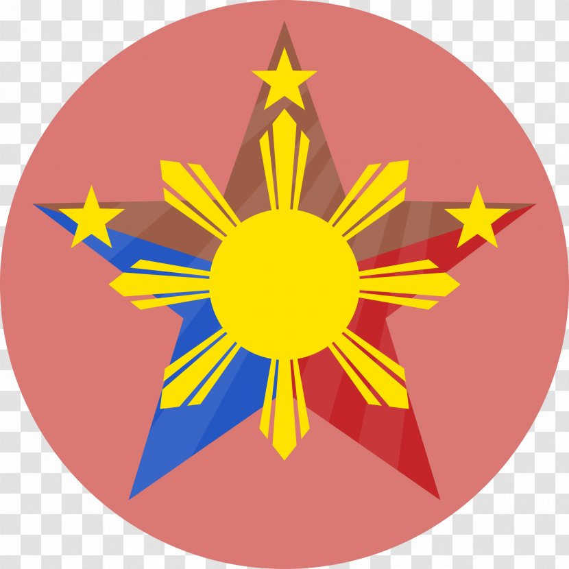 Flag Of The Philippines Symbol Clip Art - Filipino - Lucky Symbols Transparent PNG