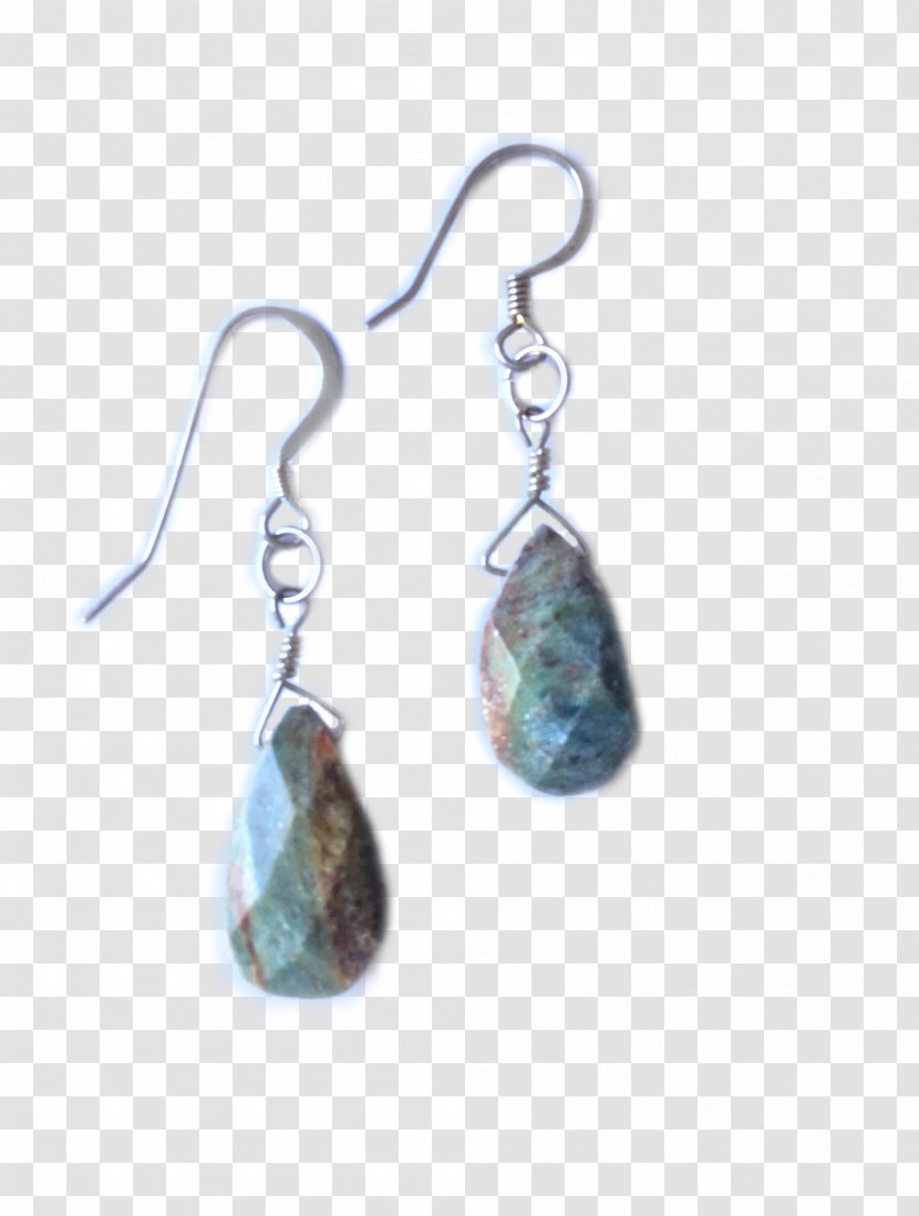 Turquoise Earring Jewellery Charms & Pendants Silver - Tear Material Transparent PNG