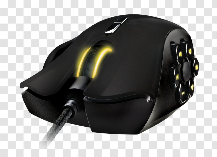Computer Mouse Razer Naga Hex Inc. Keyboard - Peripheral Transparent PNG