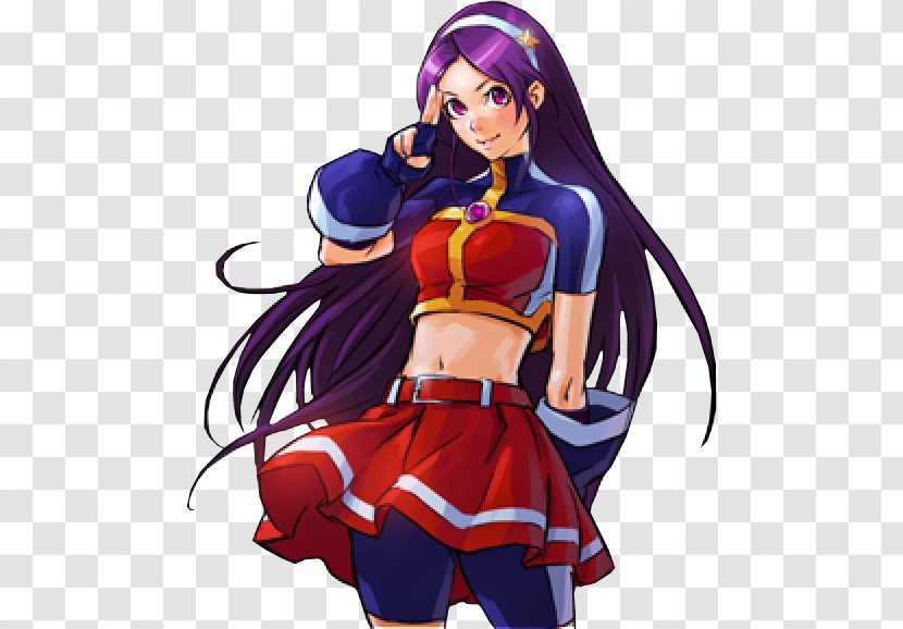 The King Of Fighters 2002: Unlimited Match XIV Athena '98 - Cartoon - Asamiya Transparent PNG