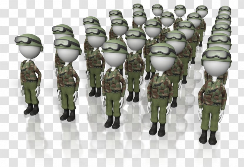 Military Stick Figure Soldier Army Clip Art - At Attention Transparent PNG