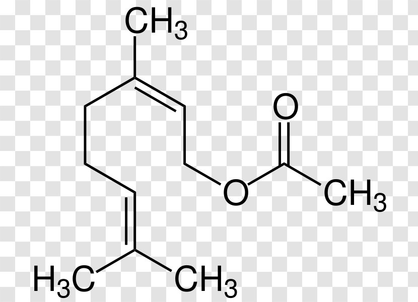 Methyl Group Acid Chemical Substance Phenyl Asymmetric Carbon - Silhouette - Neryl Acetate Transparent PNG