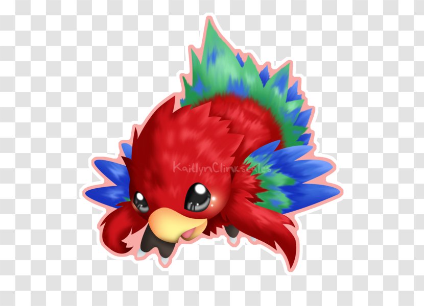 Macaw Feather Beak - Chocobo Transparent PNG