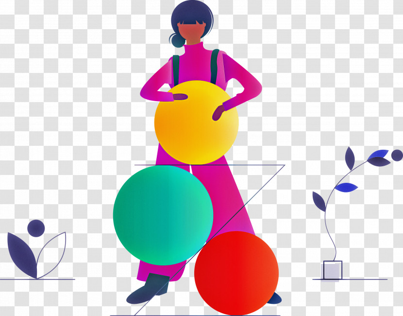 Swiss Ball Ball Transparent PNG