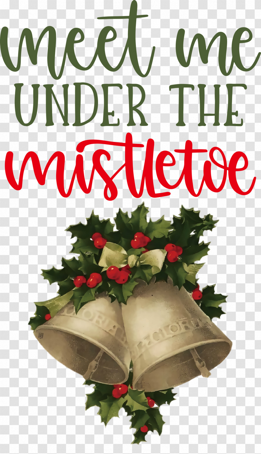 Meet Me Under The Mistletoe Mistletoe Transparent PNG