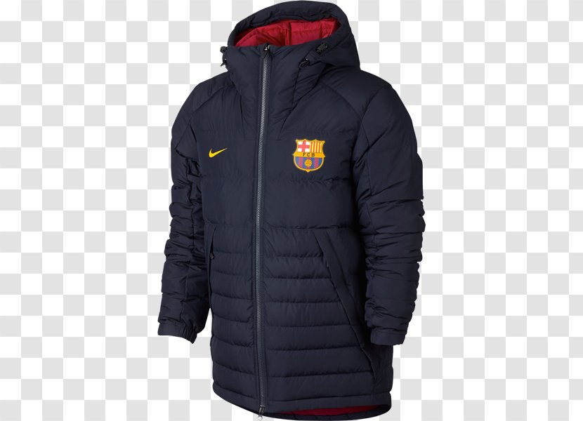 Hoodie FC Barcelona Jacket Nike Store Las Ramblas - Shirt - Boys  Lightweight Quilted With Hood Transparent PNG