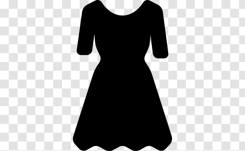 Little Black Dress Shoulder Sleeve Transparent PNG