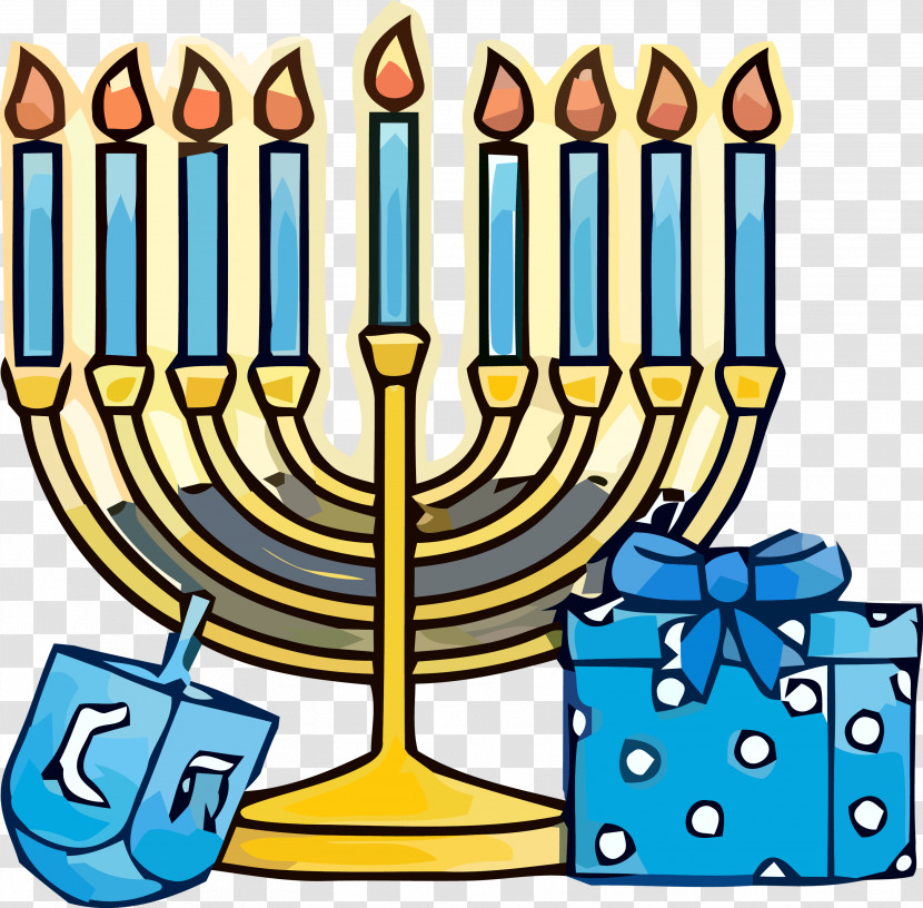 Candle Hanukkah Happy Hanukkah Transparent PNG