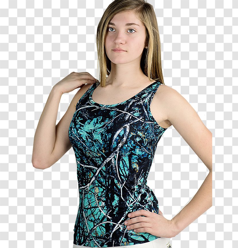 Top Camouflage Sleeveless Shirt Clothing - Waist - Tank Transparent PNG