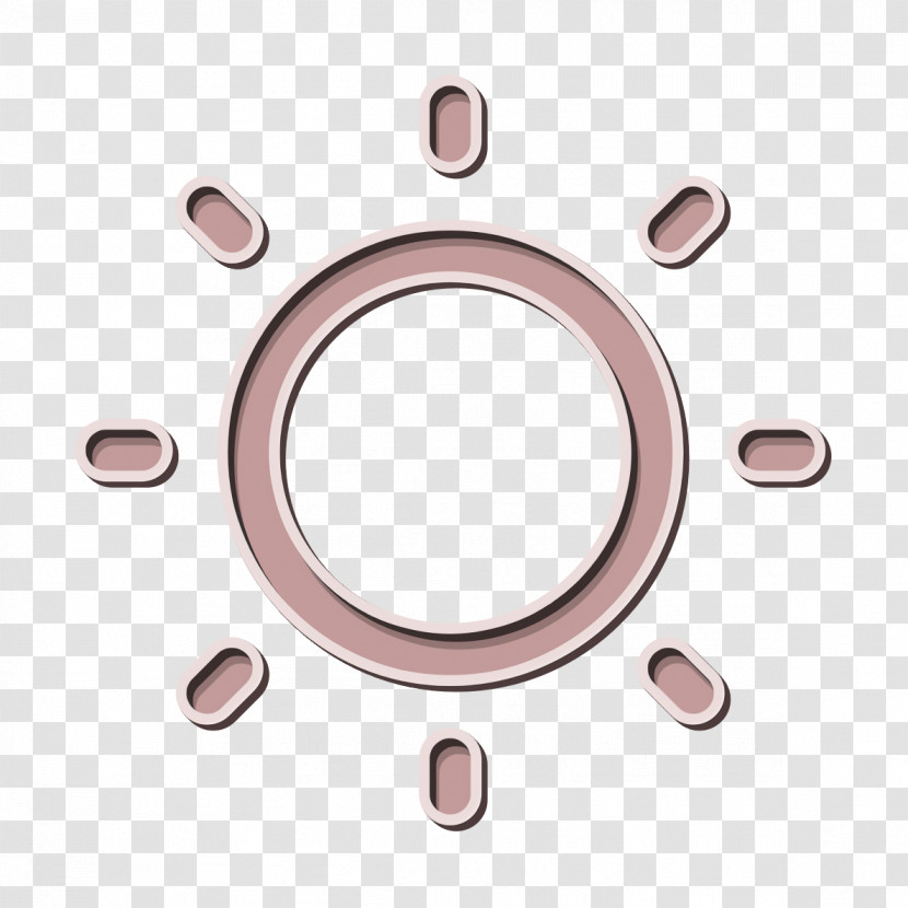 Sun Icon Weather Elements Icon Transparent PNG