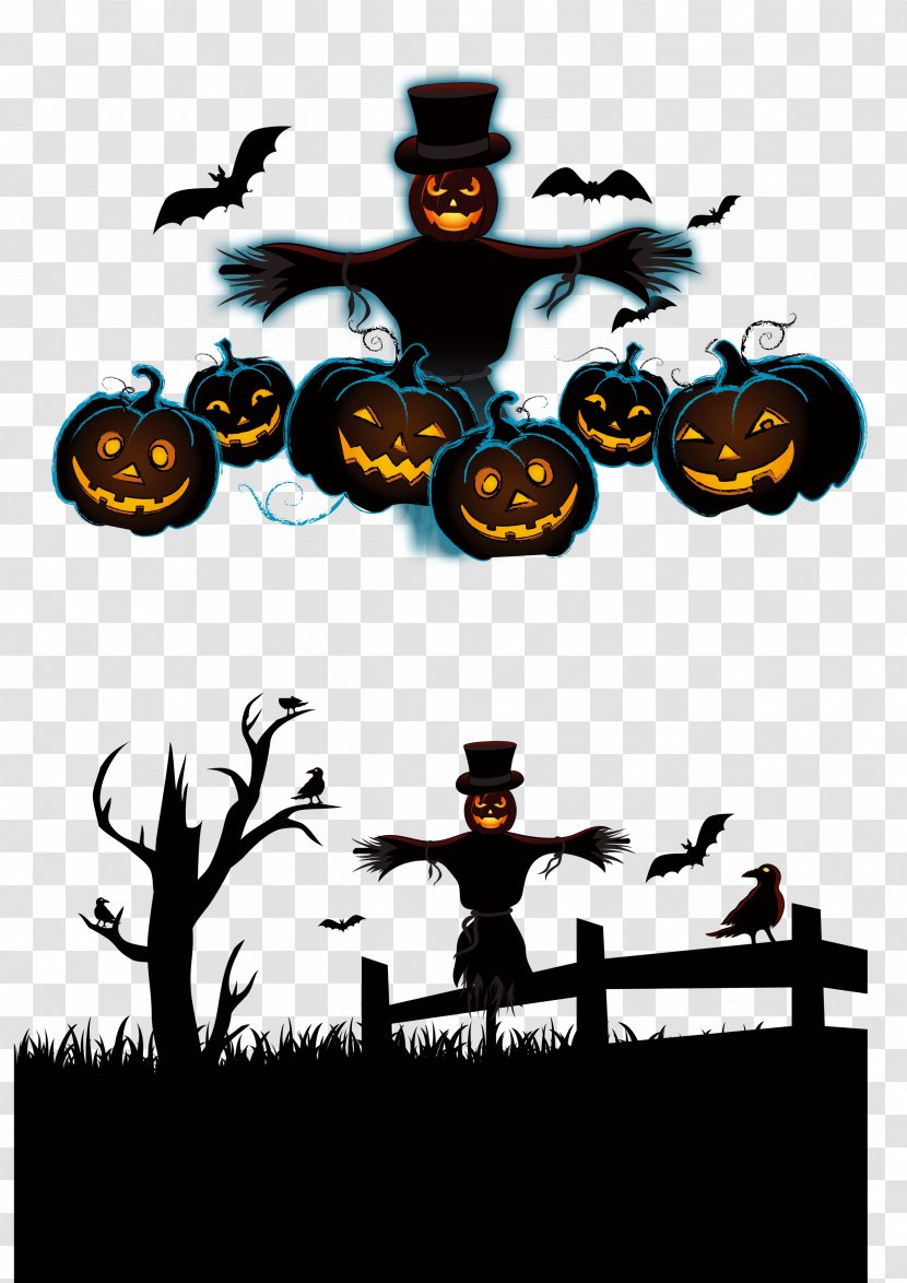 Halloween Handicraft Jack-o-lantern - Party - Ghost Scarecrow Transparent PNG