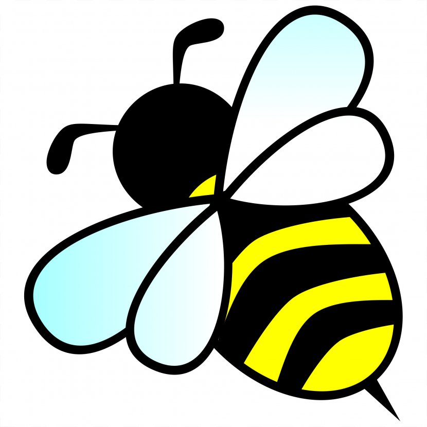 Bumblebee Clip Art - Yellow - Newspaper Bee Cliparts Transparent PNG