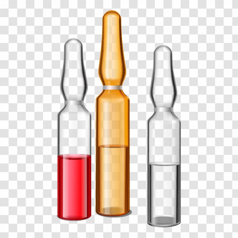 Glass Bottle - Cartoon - Of Medicine Transparent PNG