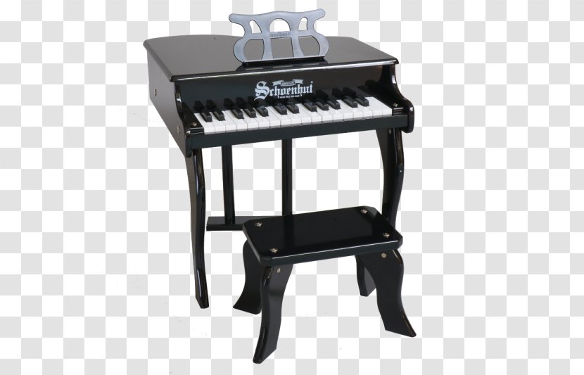 Digital Piano Electric Schoenhut Company Grand - Silhouette - Toy Transparent PNG