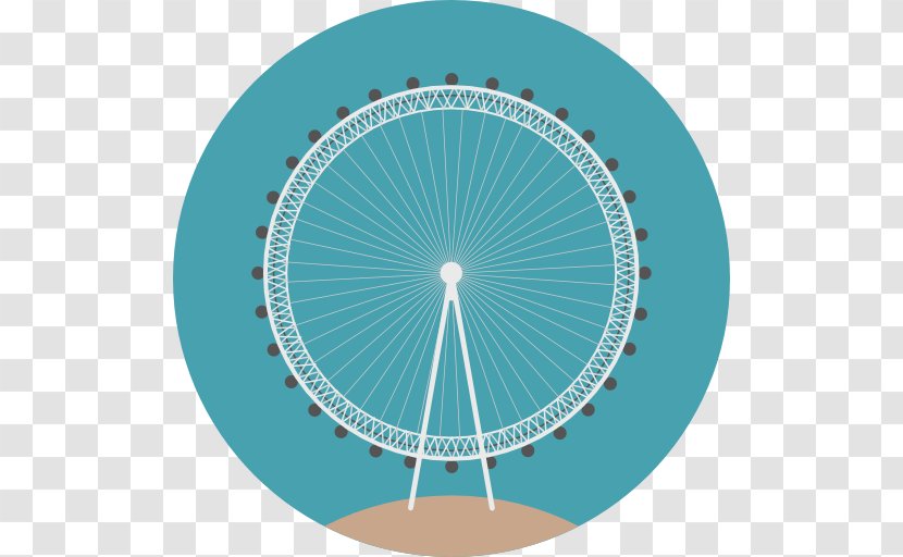London - Azure - Ferris Wheel Transparent PNG