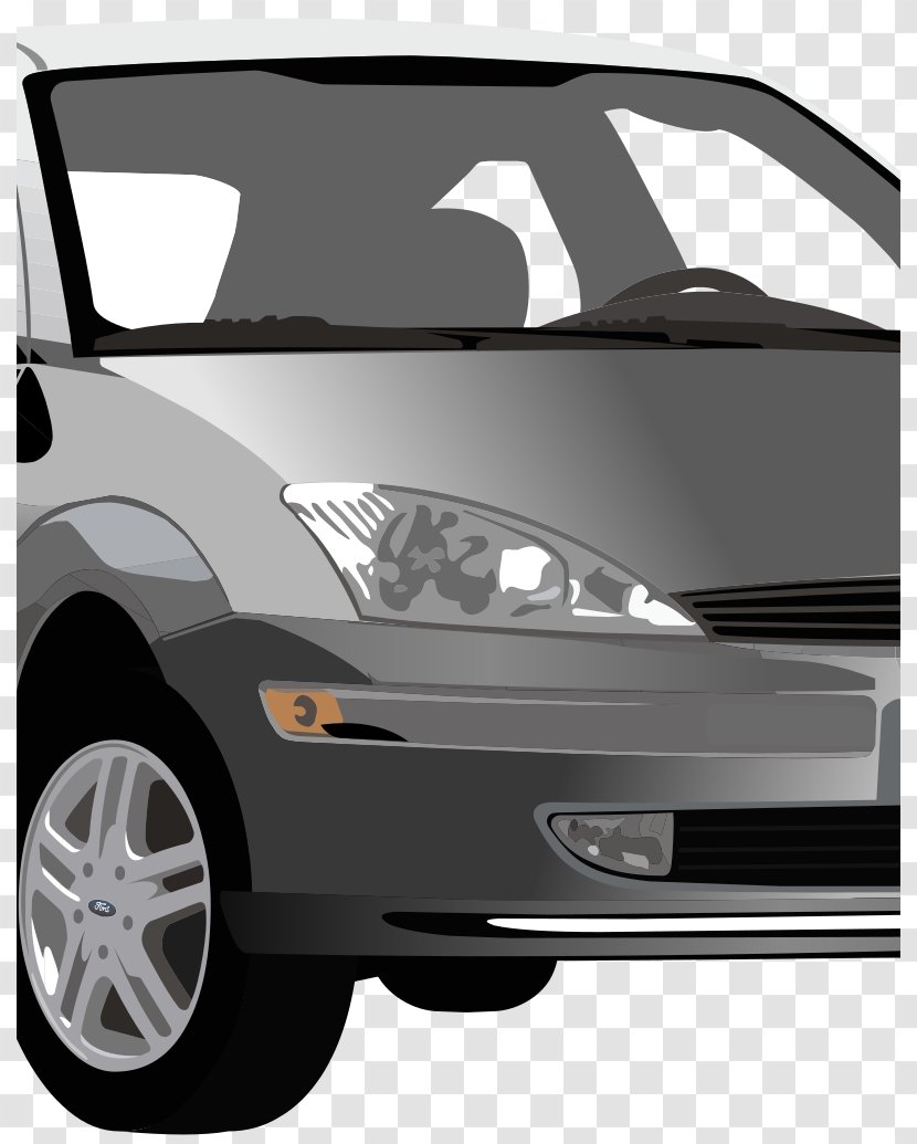 Car Fender Bumper Automobile Repair Shop Ford Motor Company - Brand - Focus Cliparts Transparent PNG