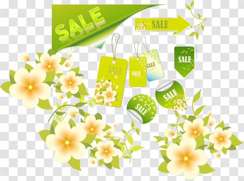 Sales Promotion Icon - Flowering Plant - Tag Transparent PNG