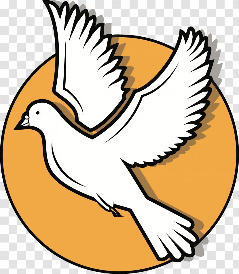 Vector Graphics Clip Art Pigeons And Doves Illustration Peace Symbols - Bird - Fauna Transparent PNG