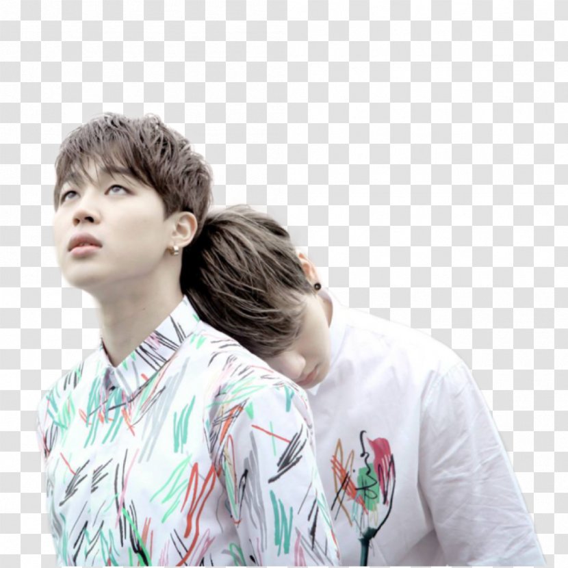 Jimin BTS I NEED U Sticker K-pop - Silhouette - Frame Transparent PNG
