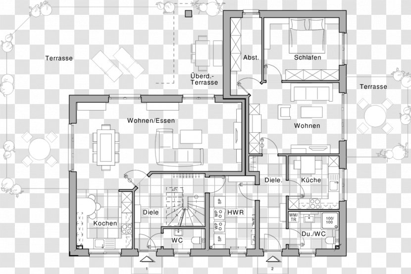 Floor Plan House Apartment Bedroom Transparent PNG