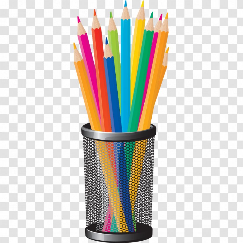 School Supplies Drawing - Plastic - Pencil And Pen Transparent PNG