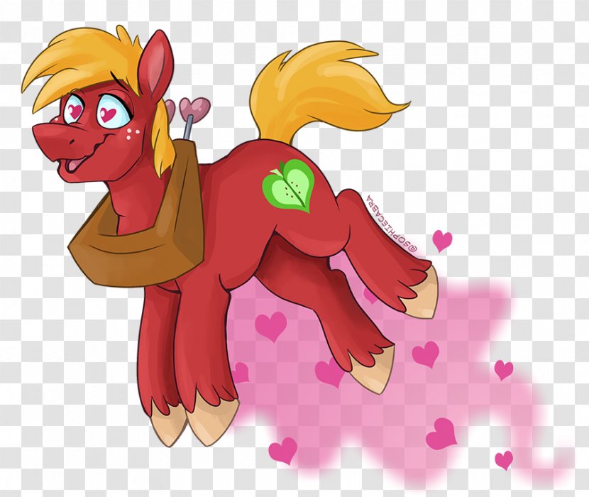 My Little Pony: Friendship Is Magic Fandom Big McIntosh Rainbow Dash Horse - Heart - Love Struck Transparent PNG