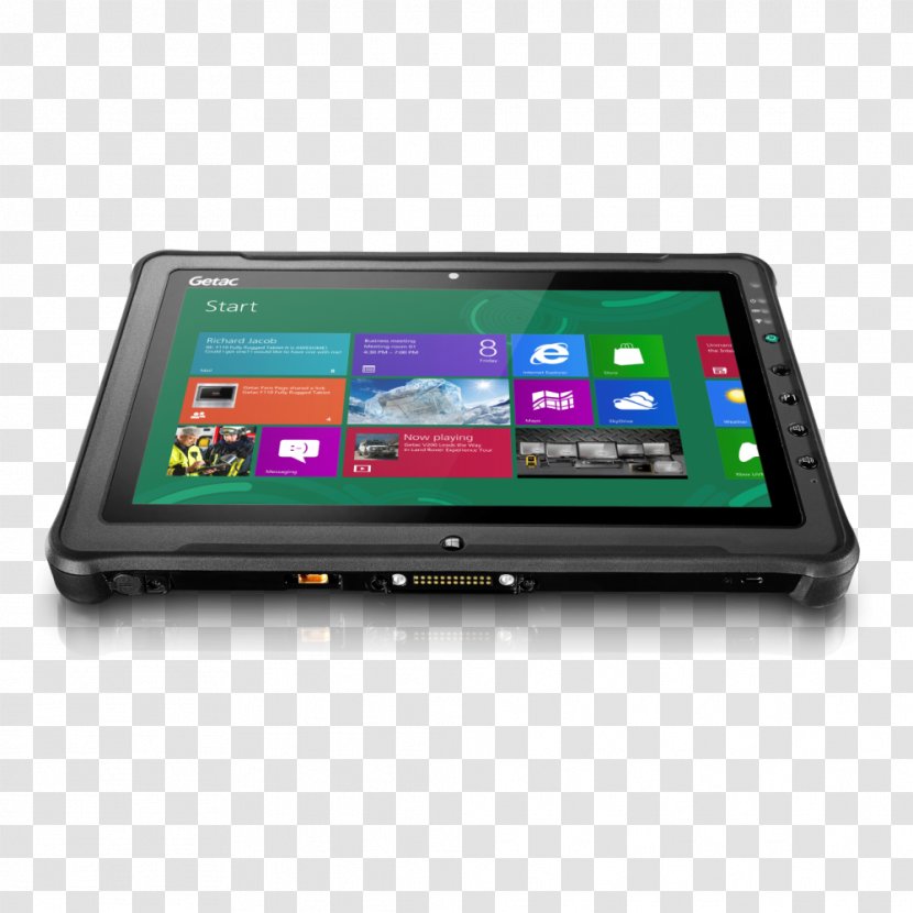 Laptop Rugged Computer Getac Touchscreen - Electronics - Tablet Printing Transparent PNG