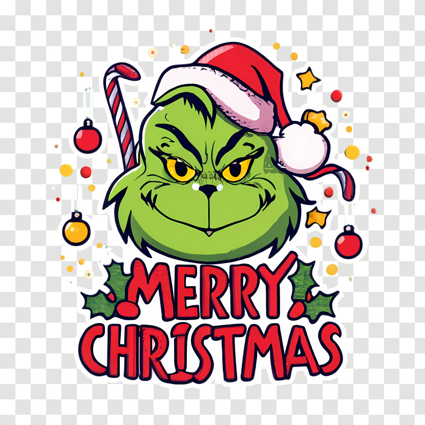 Christmas Grinch - Grinch Illustration Wishing Merry Christmas Transparent PNG