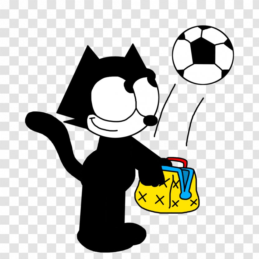 Felix The Cat Football Cartoon - Character Transparent PNG