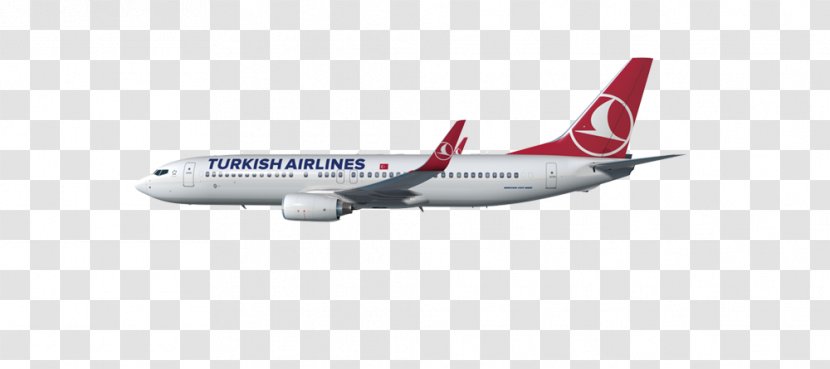 Istanbul Flight Boeing 737 Next Generation Airplane Airline - Jet Aircraft Transparent PNG