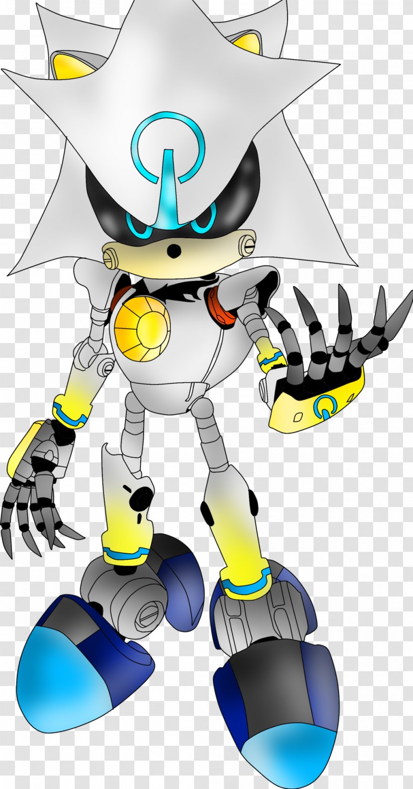 Silver The Hedgehog Sonic Shadow - Tray - Metal Transparent PNG