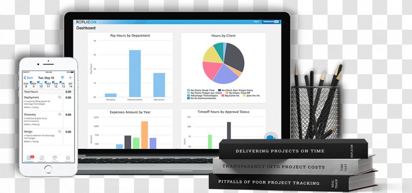 Replicon Project Portfolio Management Software Time-tracking - Business Transparent PNG