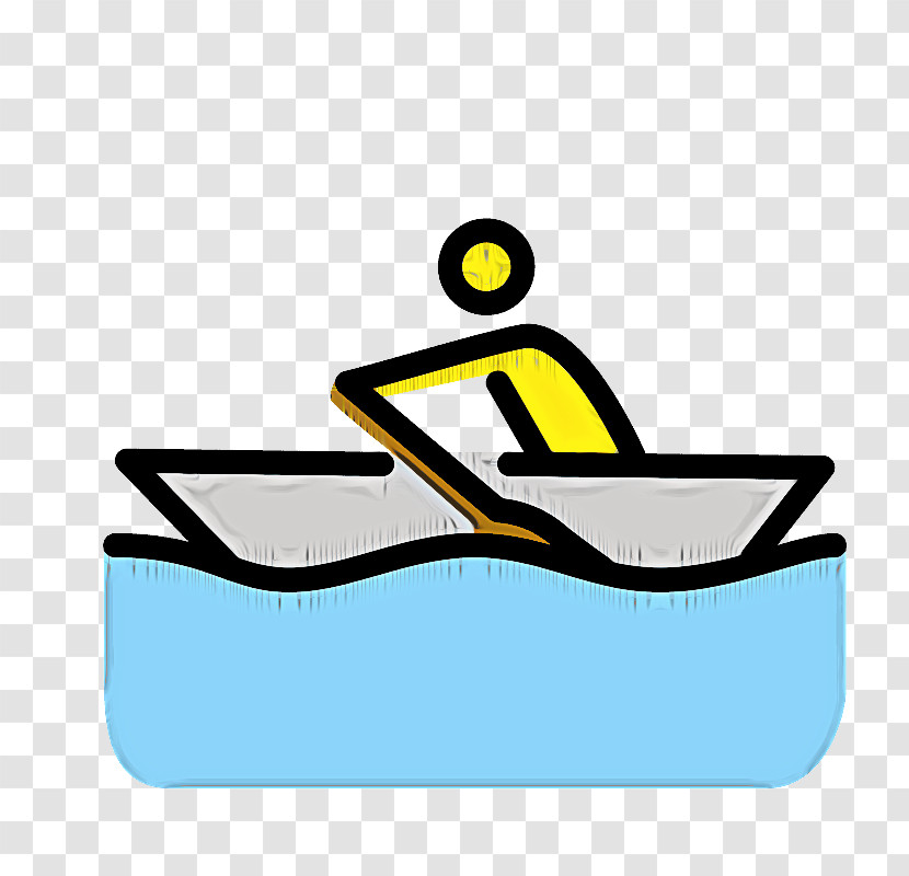 Boat Rowing Rowing Boat Canoe Transparent PNG