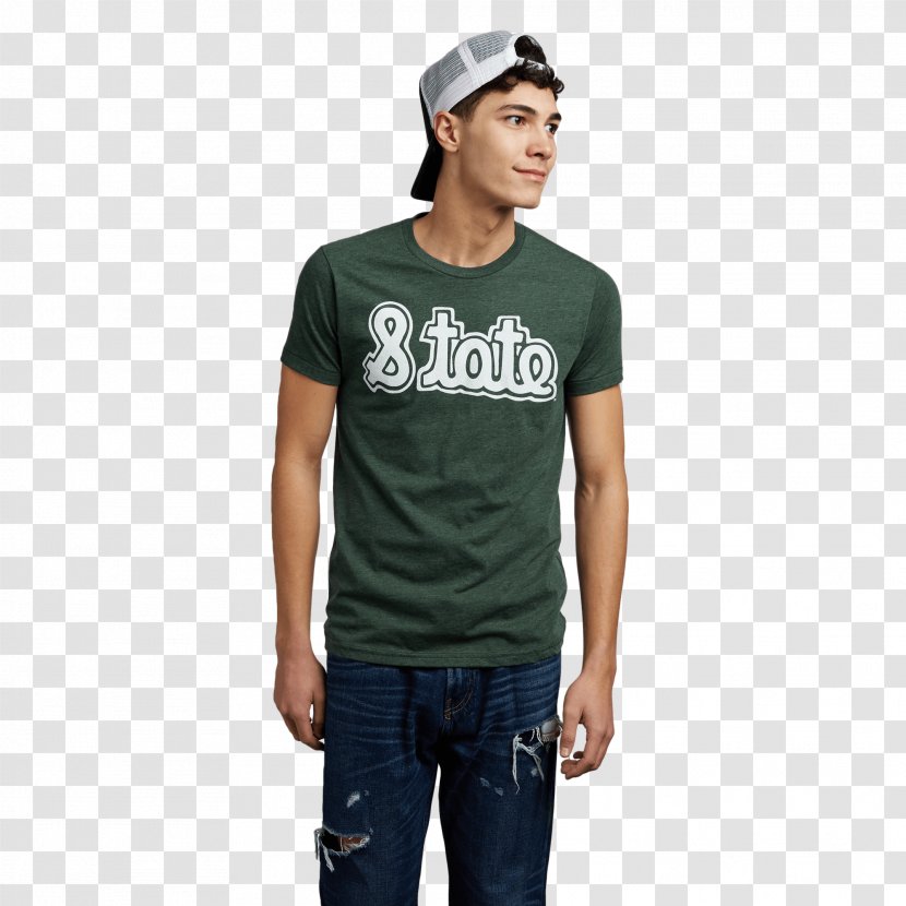 Long-sleeved T-shirt Jeans Neck - Sleeve Transparent PNG