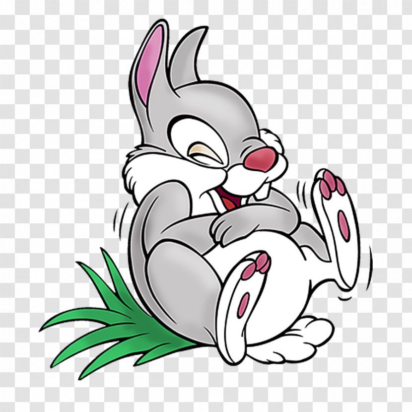 Thumper Rabbit Animation Clip Art - Cartoon Transparent PNG