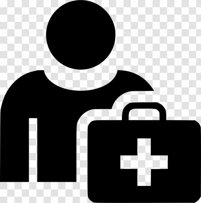 First Aid Kits Supplies Medicine Emergency Medical Services Health Care - Black And White - Doctor Icon Transparent PNG