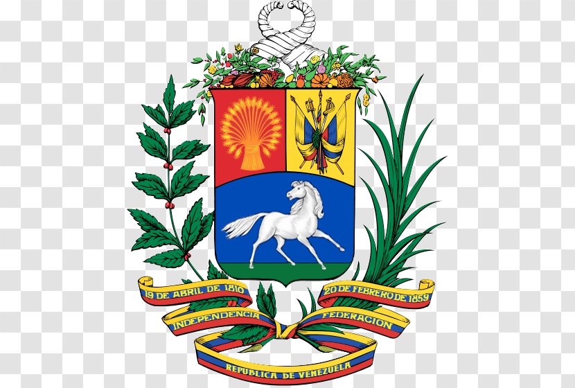 Coat Of Arms Venezuela Heraldry Flag - Insignia Transparent PNG
