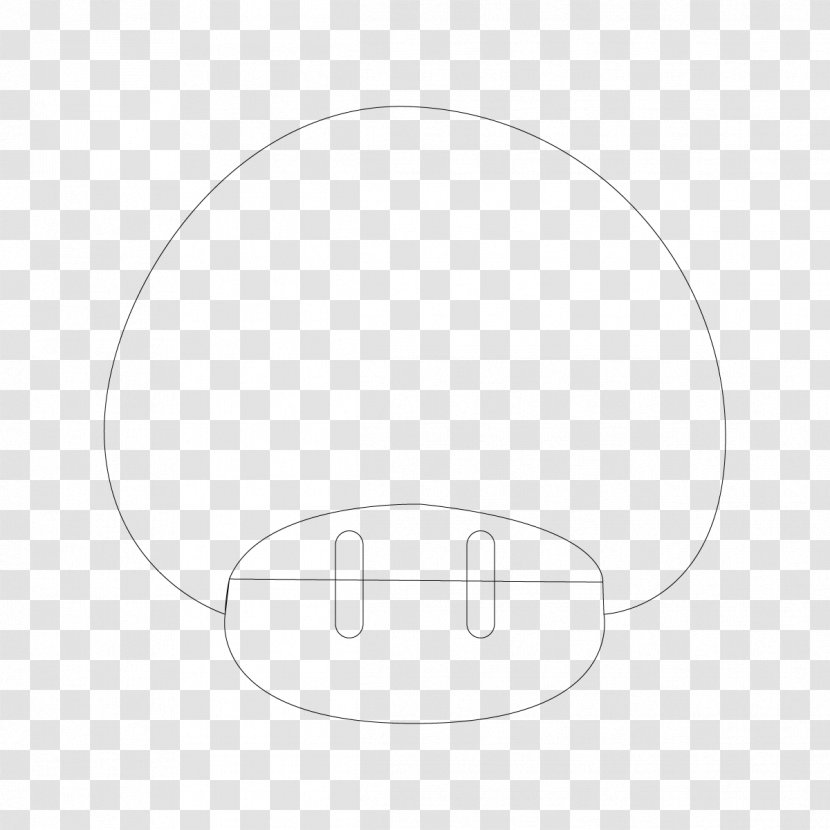 White Circle Headgear Angle Transparent PNG